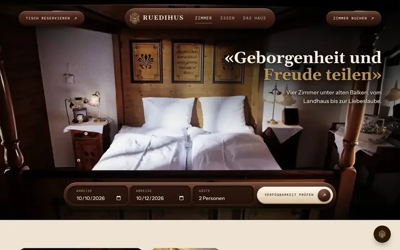 Eine Seite des Entwurfs
